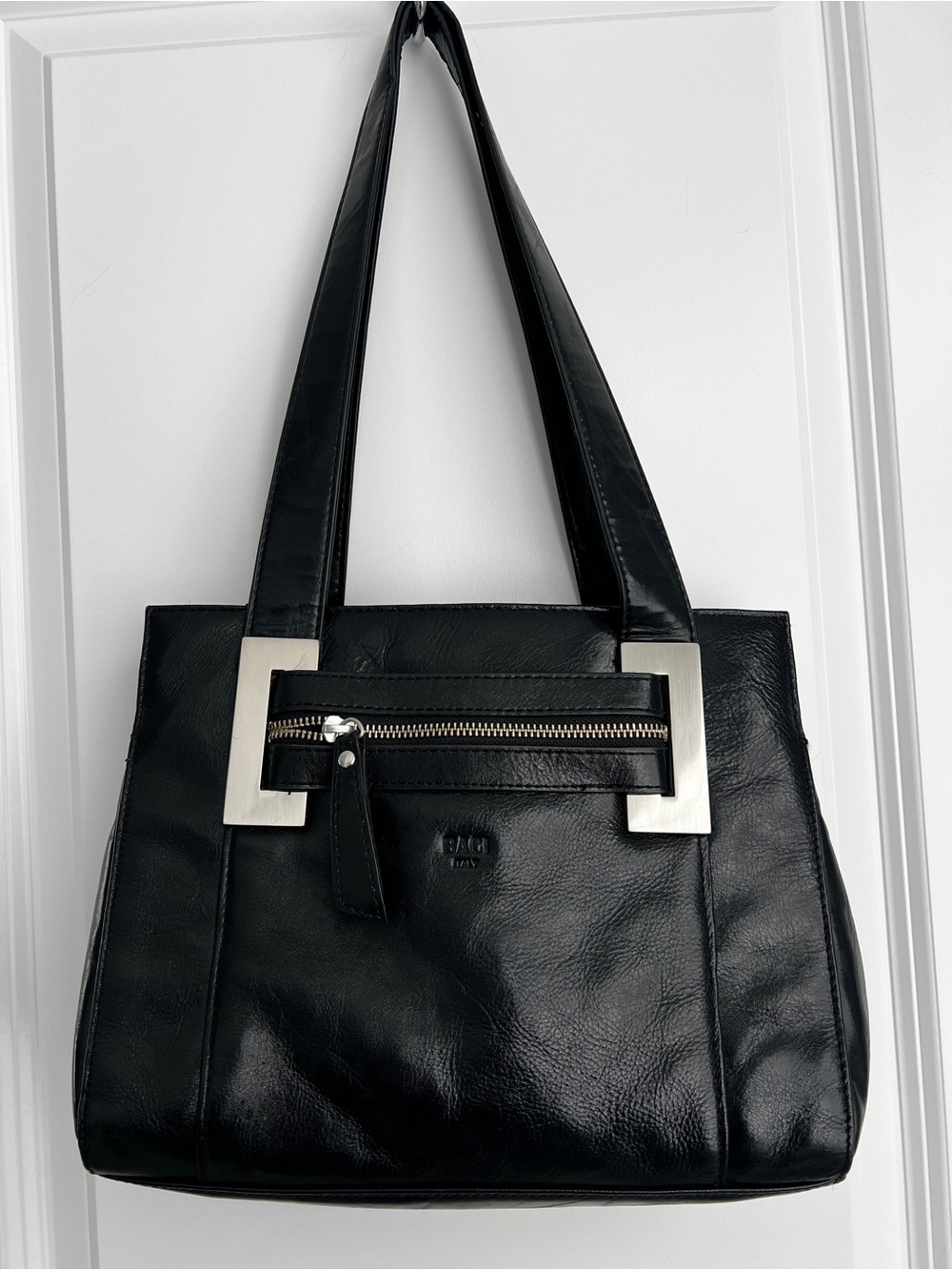 BACI Black Leather purse